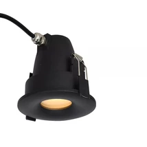 Azzardo Romolo Round kültéri beépíthető szpot lámpa fém, fekete, GU10, IP65 - AZ-5390