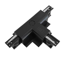 Azzardo  T-CONNECTOR kiegészítő 3-fázisú sínrendszerhez műanyag, fekete - AZ-5440