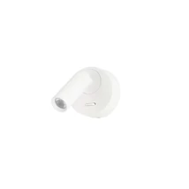 Azzardo LUGANO fali lámpa fém, fehér, LED, 3000K, 3W, 213lm - 5627
