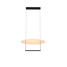 Azzardo PORTOFINO függeszték fém, fekete, fehér, LED, 3000K, 29W, 1706lm - 5637