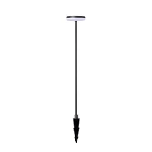 Azzardo ALVA kültéri dekor lámpa fém, műanyag, szürke, fehér, LED, 3000K, 12W, 645lm, IP54 - 5706