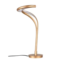 Azzardo TWIST asztali lámpa fém, műanyag, arany, fehér, LED, 3000K, 18W, 1440lm - 5736
