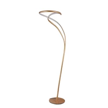 Azzardo TWIST állólámpa fém, műanyag, arany, fehér, LED, 3000K, 30W, 2400lm - 5738