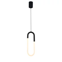 Azzardo NEXUS függeszték fém, akrill, fekete, fehér, LED, 3000K, 9W, 720lm - 5739