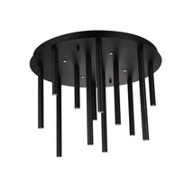 Azzardo ILIOS mennyezet lámpa fém, akrill, fekete, LED, 3000K, 64W, 5120lm - 5753