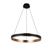 Azzardo RIO függeszték fém, műanyag, fekete, arany, LED-TRIAC, 3000K, 43W, 3440lm - 5777