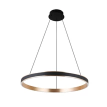 Azzardo RIO függeszték fém, műanyag, fekete, arany, LED-TRIAC, 3000K, 54W, 4320lm - 5778