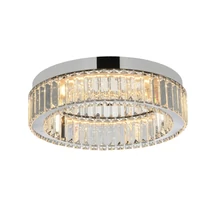 Azzardo SPARK mennyezet lámpa fém, üveg, króm, áttetsző, LED-TRIAC, 3000K, 30W, 1680lm - 5783