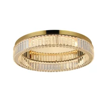 Azzardo SPARK mennyezet lámpa fém, üveg, arany, áttetsző, LED-TRIAC, 3000K, 48W, 2560lm - 5784