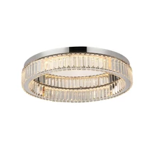Azzardo SPARK mennyezet lámpa fém, üveg, króm, áttetsző, LED-TRIAC, 3000K, 48W, 2560lm - 5785