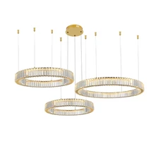 Azzardo SPARK függeszték fém, üveg, arany, áttetsző, LED-TRIAC, 3000K, 144W, 7840lm - 5794