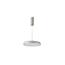Azzardo CLARA függeszték fém, műanyag, pezsgőszín, fehér, LED, 3000K, 12W, 960lm - 5808