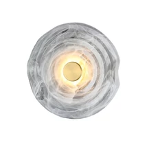 Azzardo NESTOR mennyezet lámpa fém, üveg, sárgaréz, fehér, LED, 3000K, 6W, 480lm - 5830