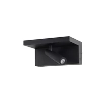 Azzardo HYLLA fali lámpa fém, fekete, LED, 3000K, 6W, 150lm - 5910