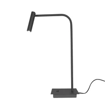 Azzardo FLER asztali lámpa fém, fekete, LED, 3000K, 3W, 240lm - 6211