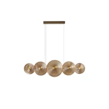 Azzardo NAZAR függeszték fém, üveg, borostyán, LED, 52W, 3000K, 1189Lm - AZ-6531