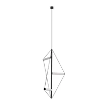 Azzardo ORION függeszték fém, fekete, fehér, LED, 30W, 3000K - AZ-6535