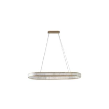 Azzardo SPARKING függeszték fém, üveg, arany, áttetsző, LED, 70W, 2900-3900K, 6981Lm - AZ-6567