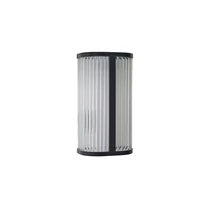 Azzardo PANDORA fali lámpa fém, fekete, áttetsző, LED, 12W, 3000-4000-6000K, IP44 - AZ-6573