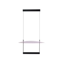 Azzardo PORTOFINO függeszték fém, fekete,fehér, LED, 39W, 3000K - AZ-6661