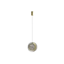 Azzardo  EUFORIA függeszték fém, üveg, arany, áttetsző, LED, 6W, 3000K, 450Lm - AZ-6735