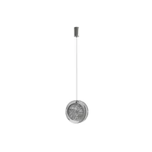 Azzardo  EUFORIA függeszték fém, üveg, króm, áttetsző, LED, 6W, 3000K, 450Lm - AZ-6796