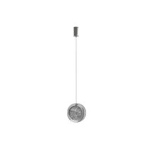Azzardo  EUFORIA függeszték fém, üveg, króm, áttetsző, LED, 6W, 3000K, 450Lm - AZ-6797