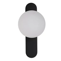 Azzardo  ELMO fali lámpa fém, üveg, fekete, fehér, LED, 5W, 3000K, 375Lm - AZ-6798