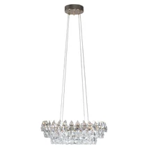 Azzardo  BARLETTA függeszték fém, kristály, arany, áttetsző, LED, 60W, 3000K, 2132Lm - AZ-6901