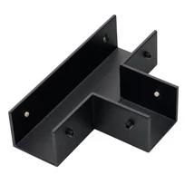 Azzardo  T-CONNECTOR kiegészítő kültéri sínrendszerhez fém, fekete, IP65 - AZ-6942