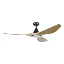 Eglo PORTSEA ventilátor műanyag, fekete, barna, LED, 19W, 3000K-4000K-5000K, 2300 Lm - 35113