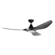 Eglo PORTSEA ventilátor műanyag, fekete, LED, 19W, 3000K-4000K-5000K, 2300 Lm - 35114