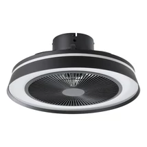 Eglo VALLONIA ventilátor műanyag, fekete, fehér, LED, 31,5W, 2700K-6500K, 3200 Lm - 35196