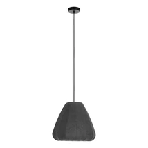 Eglo BARLASTON függeszték fém, szövet, fekete, szürke, E27 - 43973