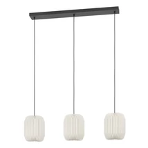 Eglo BELGRAVE függeszték fém, papír, fekete, fehér, E27 - 44102