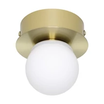 Eglo MOSIANO fürdőszobai mennyezet lámpa fém, üveg, sárgaréz, opál, LED, 3,3W, 3000K, 340 Lm, IP 44 - 900658