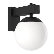 Eglo BUFALATA kültéri fali lámpa fém, műanyag, fekete, fehér, E27, IP44 - 900669