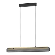 Eglo KOKOMO-Z függeszték fém, fa, műanyag, fekete, barna, fehér, LED, 2700K-6500K, 34W, 4100lm - 900702