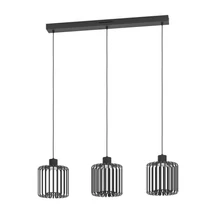 Eglo GINESTRONE-Z függeszték fém, műanyag, fekete, fehér, LED, 2700K-6500K, 11.1W, 1650lm - 900724
