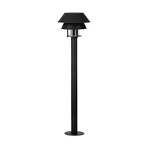 Eglo CHIAPPERA kültéri állólámpa fém, üveg, fekete, áttetsző, E27, IP65 - 900803