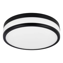 Eglo PALERMO fürdőszobai mennyezet lámpa fém, üveg, fekete, fehér, LED, 3000K, 17.1W, 2100lm, IP44 - 900846