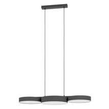 Eglo BARBANO-Z függeszték fém, textil, műanyag, fekete, fehér, LED, 2700K-6500K, 22.5W, 2550lm - 900854