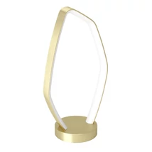 Eglo VALLEROSA asztali lámpa fém, műanyag, sárgaréz, fehér, LED, 3000K, 10.8W, 1300lm - 900918