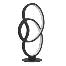 Eglo GIANELLA asztali lámpa fém, műanyag, fekete, fehér, LED, 3000K, 14.5W, 1400lm - 900951