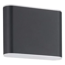 Eglo GRUTTI kültéri fali lámpa fém,műanyag, antracit, áttetsző, LED, 5,8W, 3000K-4000K-6500K, 640 Lm, IP65 - 901025