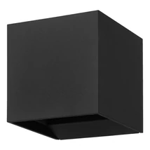 Eglo CALPINO 3 kültéri fali lámpa fém, üveg, fekete, áttetsző, LED, 5,6W, 3000K, 840 Lm, IP54 - 901064