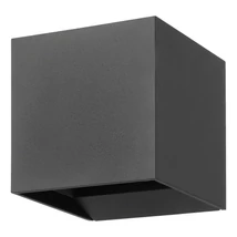 Eglo CALPINO 3 kültéri fali lámpa fém, üveg, antracit, áttetsző, LED, 5,6W, 3000K, 840 Lm, IP54 - 901065