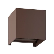 Eglo CALPINO 3 kültéri fali lámpa fém, üveg, rozsdabarna, áttetsző, LED, 5,6W, 3000K, 840 Lm, IP54 - 901066