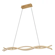 Eglo LASANA 4 függeszték fém, műanyag, barna, fehér, LED, 35W, 3000K, 5300 Lm - 901106
