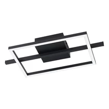 Eglo AMANDOLO mennyezet lámpa fém, műanyag, fekete, fehér, LED, 17W, 2700K-6500K, 1900 Lm - 901115